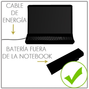 sacar bateria